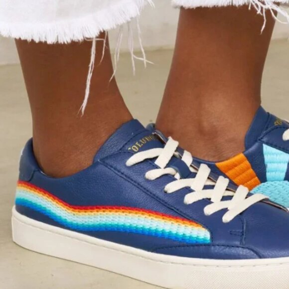 NEW SOLUDOS Leather Ibiza Platform Sneakers white for women 257 4T2 - Picture 3 of 9